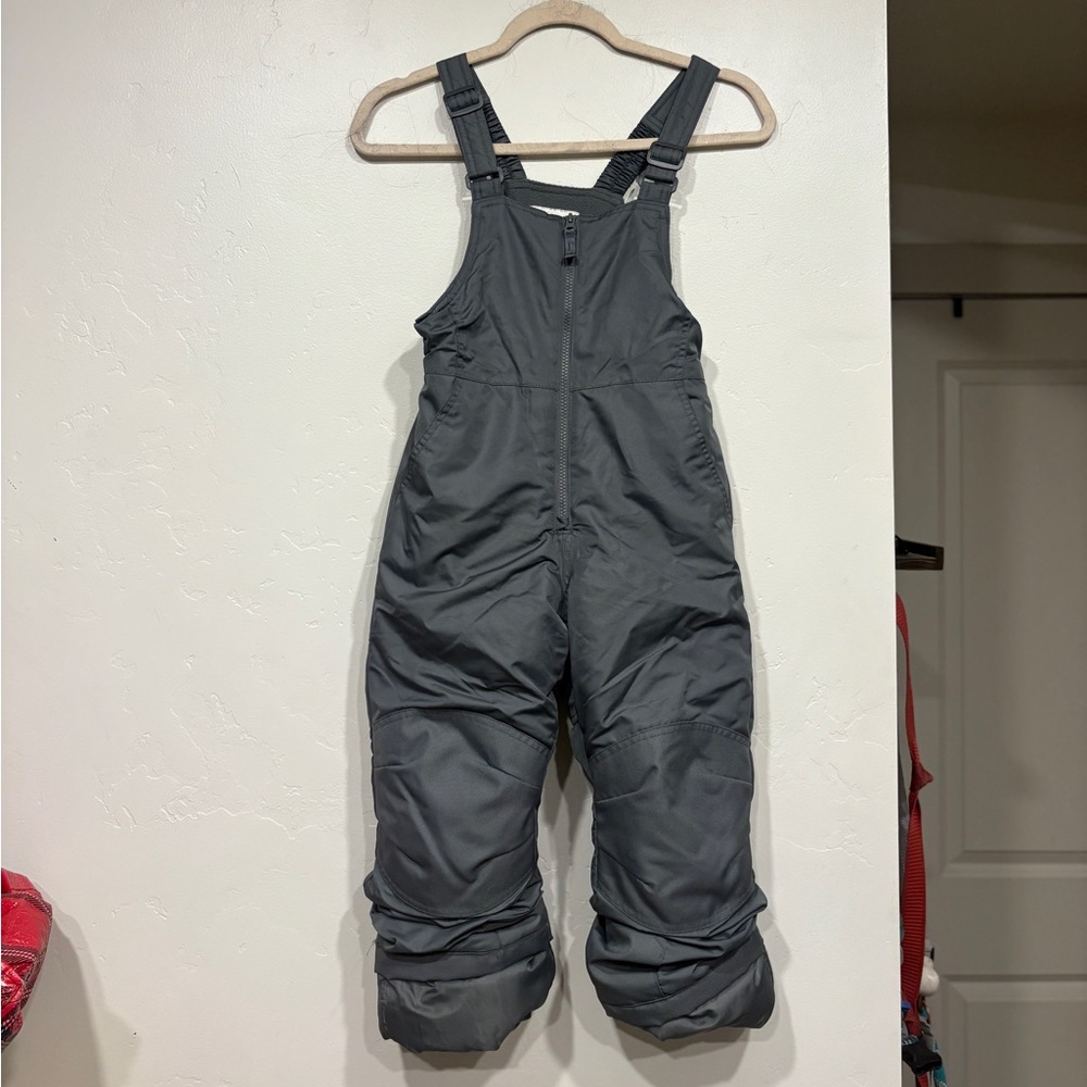 Cat & Jack Gray Kids Snow Bib Overalls